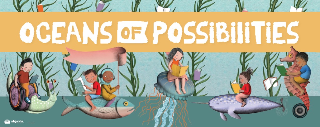 Oceans of Possibilities Small Vinyl Banner – Collaborative Summer Library  Program Store
