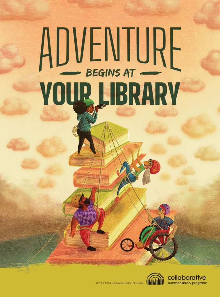 Adventure Begins at Your Library Adult Large Poster Collaborative