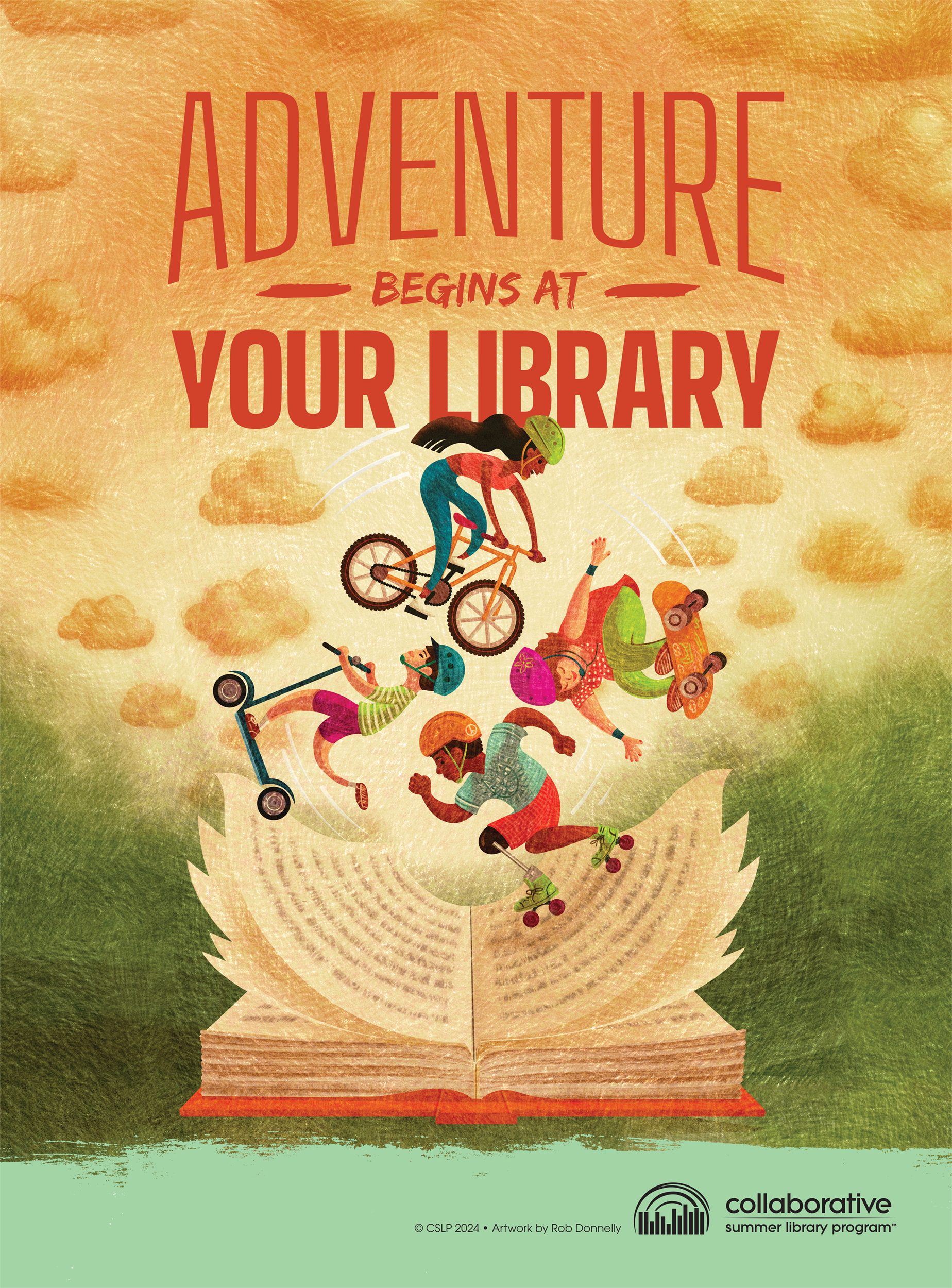 Adventure Begins At Your Library Small Poster – Collaborative Summer Library Program Store