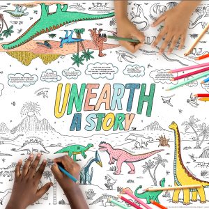 Unearth a Story (tm) Tabletop Coloring Sheet