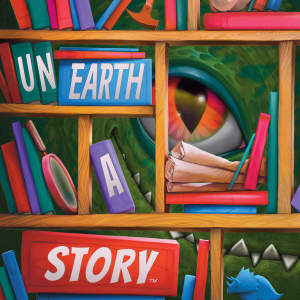 Eye of the Dino Slogan Large Poster