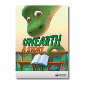 Dino Librarian Small Poster