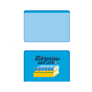 Libraries Are Life (tm) Library Card Holders