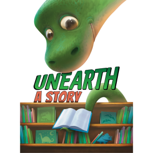 Downloadable Dino Librarian Design (PDF)