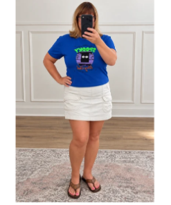 Alternative view of Spooky Story Club Cropped Women's T-Shirt