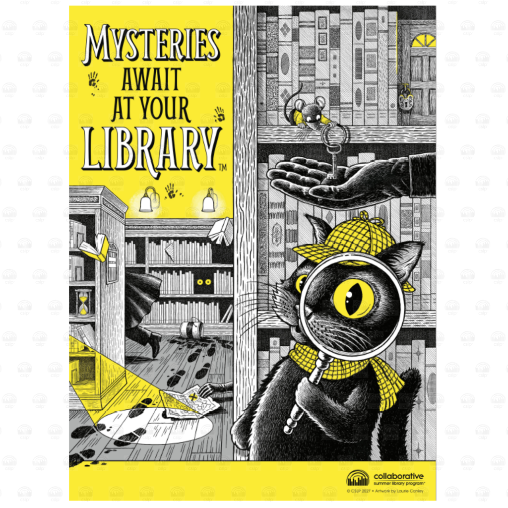 Inspector Whiskers Small Poster – Collaborative Summer Library Program ...