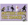 Mysteries Await Outdoor Sign