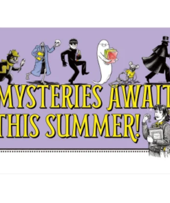 Mysteries Await Outdoor Sign